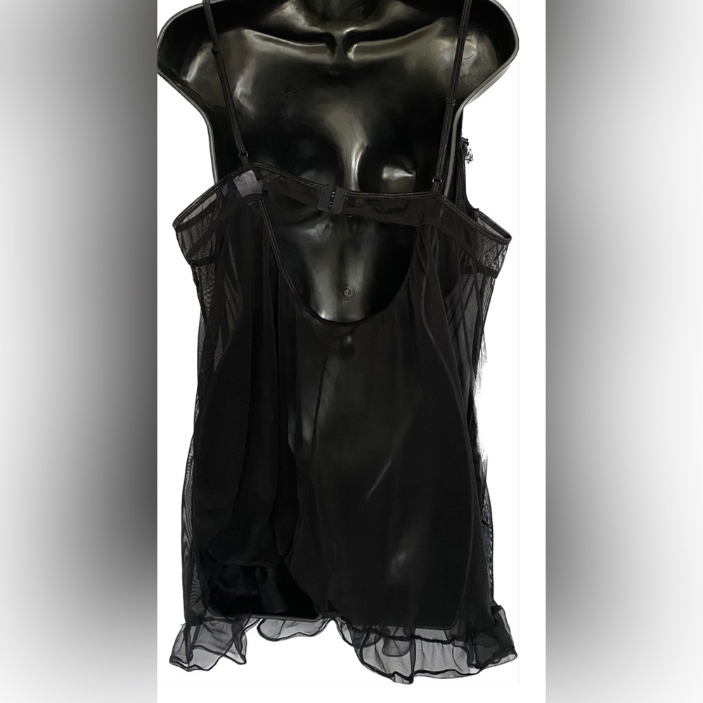 Dreamgirl RED/BLK Chemise, 3X/4X *P1099 - Picture 2 of 6